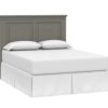 Bedroom Bassett | Shoreline Ocean Grey Panel Bed