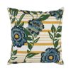 Bedding Bassett | Aris Blue Multi Pillow Cover + Insert