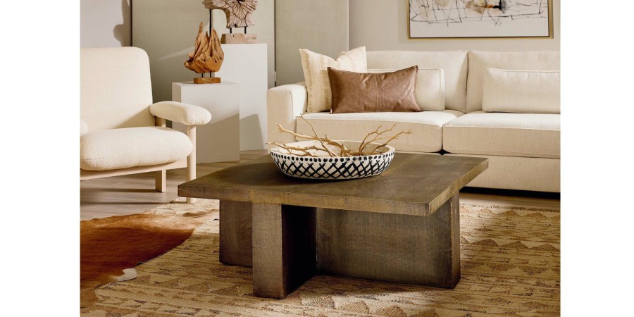 Living Bassett Occasional & Accent Tables | Vansant Square Cocktail Table