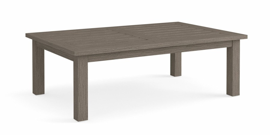 Outdoor Bassett | Aluminum Farm Cocktail Table