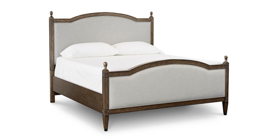 Bedroom Bassett | Charlotte Upholstered Bed With Footboard