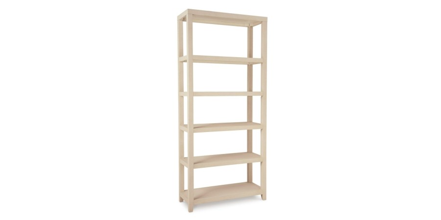 Living Bassett Office & Storage | Ventura Natural Raffia Etagere