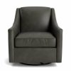 Living Bassett Motion Seating | Corinna Leather Swivel Glider