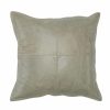 Home Decor Bassett | Leather Square Pillow