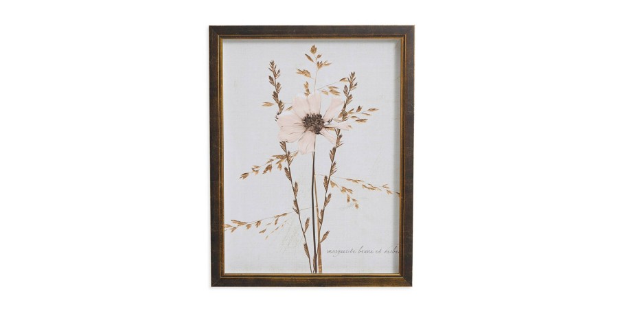 Home Decor Bassett | Sepia Pressed Wildflower I