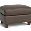 Living Bassett Leather Seating | Trent Leather Ottoman