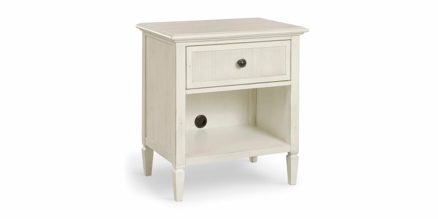 Bedroom Bassett | Shoreline Sea Salt Bedside Table