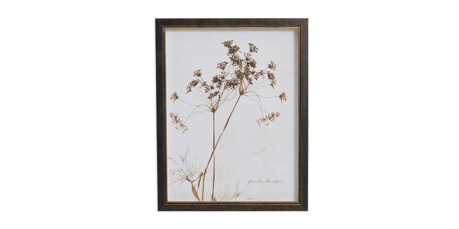 Home Decor Bassett | Sepia Queen Anne'S Lace