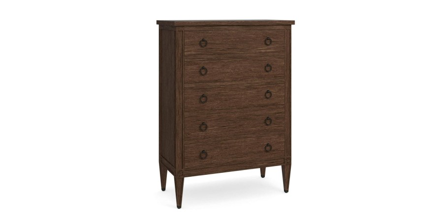 Bedroom Bassett | Charlotte 5 Drawer Chest