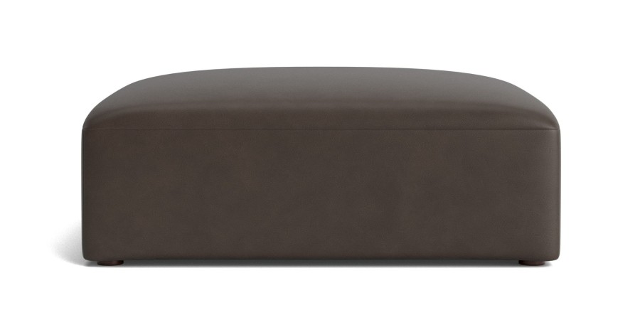 Living Bassett Ottomans & Benches | Clyde Leather Ottoman