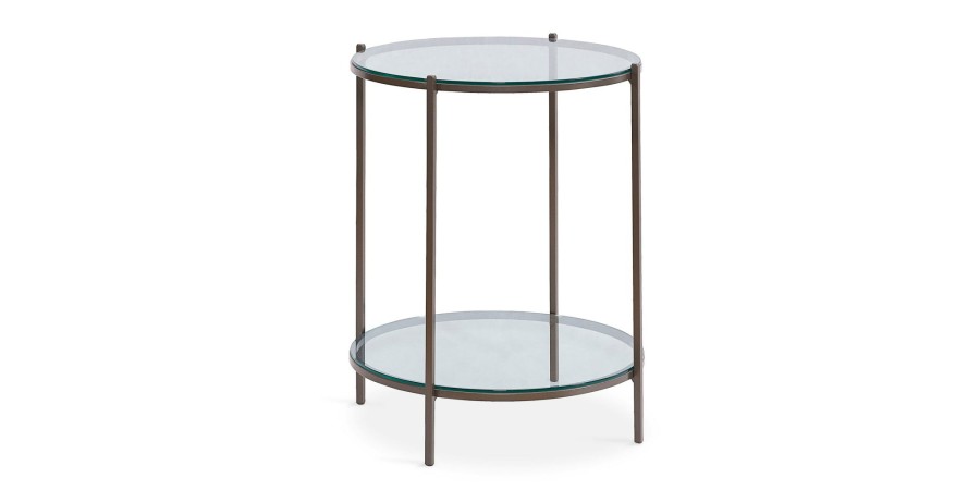 Living Bassett Occasional & Accent Tables | Linville Round Lamp Table