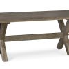 Dining Bassett | Crossbuck Live Edge Dining Table