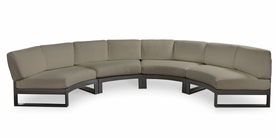 Outdoor Bassett | Bonavista Outdoor Curved Armless Sectional