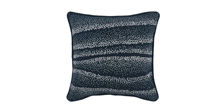 Home Decor Bassett | Blanco Midight Blue Pillow