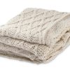 Home Decor Bassett | Catalina Ivory Throw