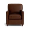 Living Bassett Leather Seating | Trent Leather Accent Chair