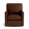 Living Bassett Motion Seating | Trent Leather Swivel Glider