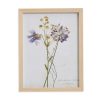 Home Decor Bassett | Pressed Purple Flowers