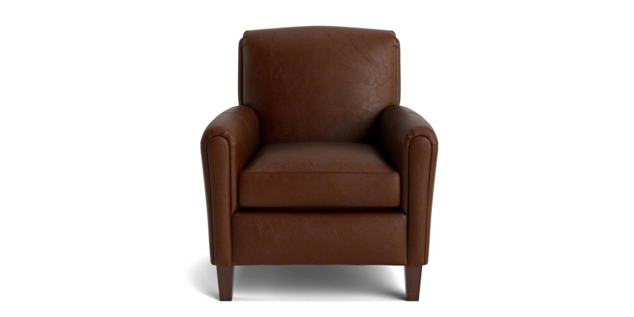 Living Bassett Leather Seating | Ridgebury Leather Accent Chair