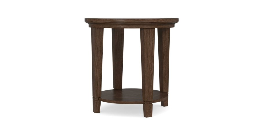 Living Bassett Occasional & Accent Tables | Lewiston Glass Top End Table