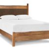 Bedroom Bassett | Heritage Live Edge Leather Upholstered Bed