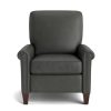 Living Bassett Leather Seating | Thompson Leather Panel Arm Recliner