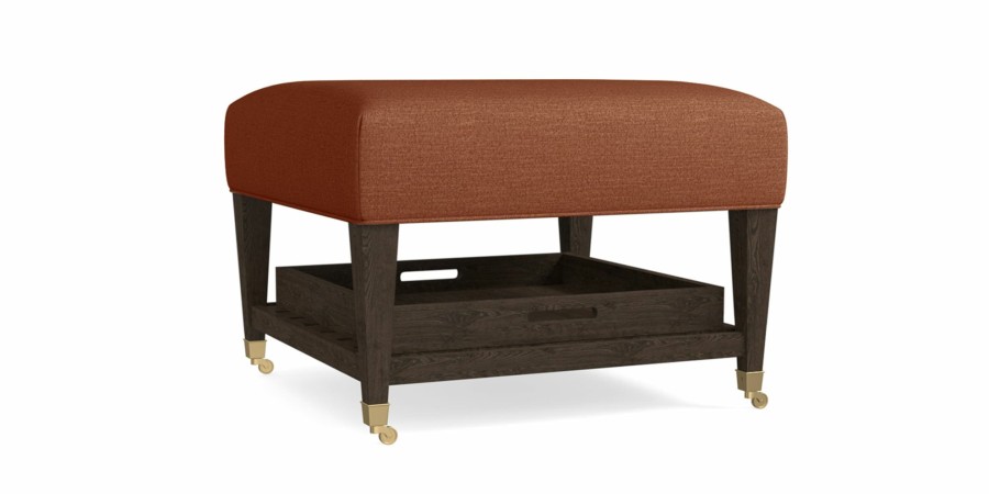 Living Bassett Ottomans & Benches | Kara Ottoman With Trays