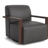 Living Bassett Motion Seating | Creswell Leather Swivel Chair