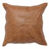 Home Decor Bassett | Leather Square Pillow