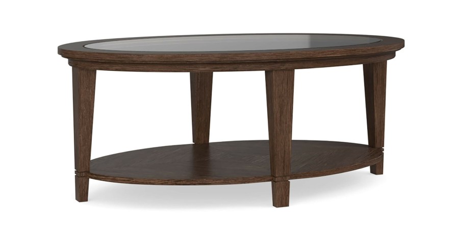 Living Bassett Occasional & Accent Tables | Lewiston Oval Cocktail Table