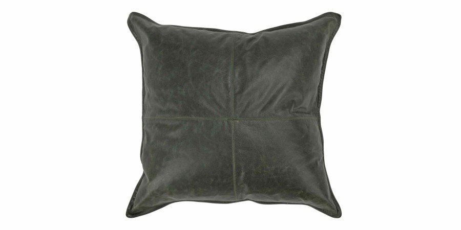 Bedding Bassett | Leather Square Pillow