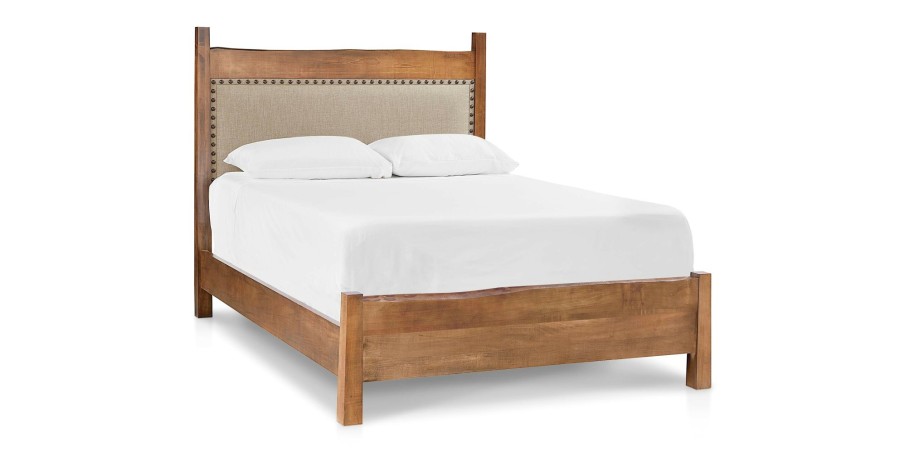 Bedroom Bassett | Heritage Live Edge Upholstered Bed