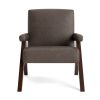 Living Bassett Leather Seating | Raeford Leather Accent Chair