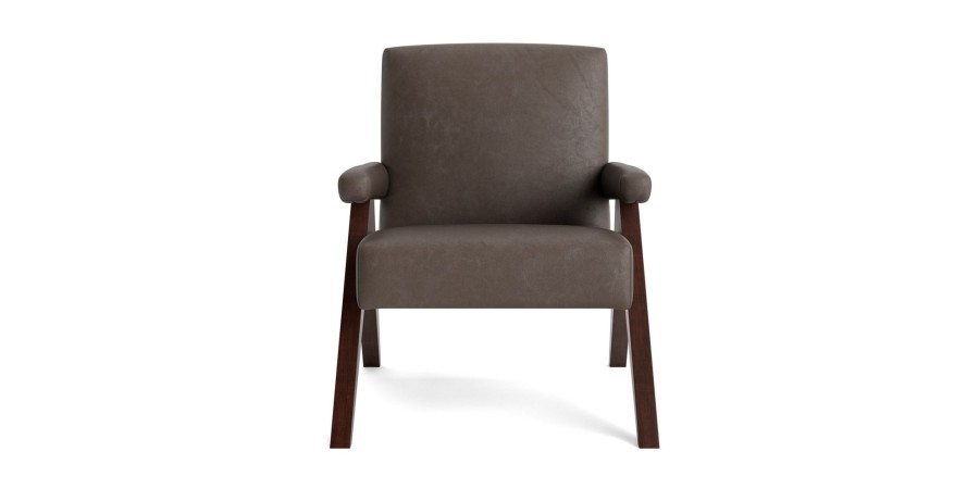 Living Bassett Leather Seating | Raeford Leather Accent Chair