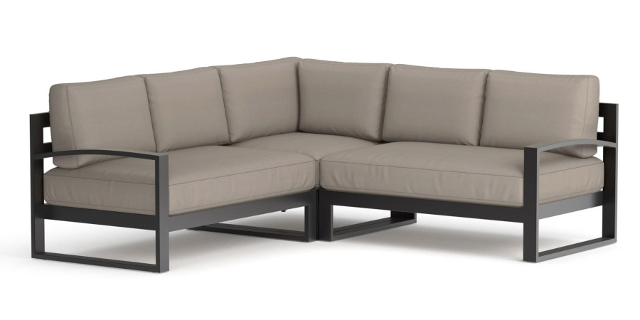 Outdoor Bassett | Bonavista Outdoor Arched Arm Sectional