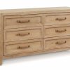 Bedroom Bassett | Courtland 6 Drawer Dresser