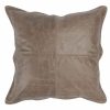 Home Decor Bassett | Leather Square Pillow