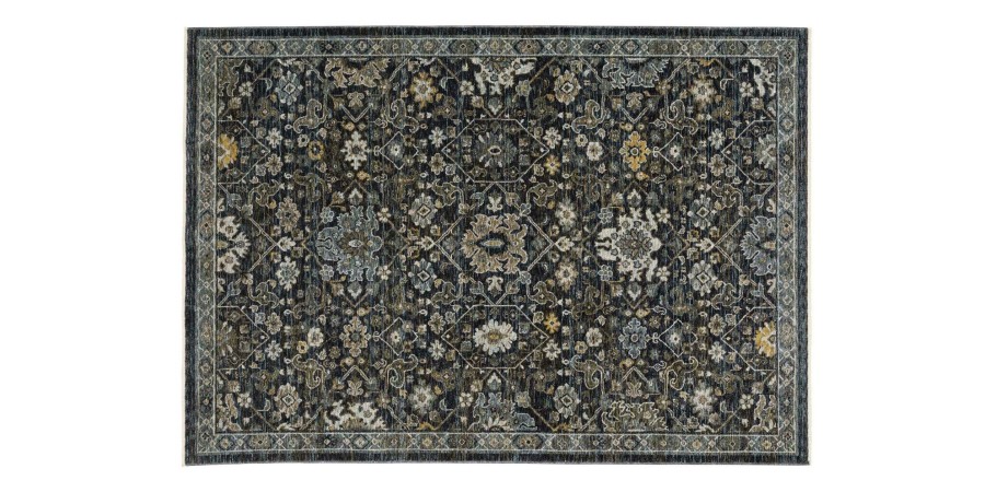 Rugs Bassett Performance Rugs | Charleston Navy