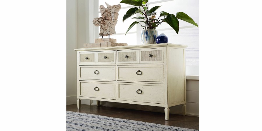 Bedroom Bassett | Shoreline Sea Salt Dresser