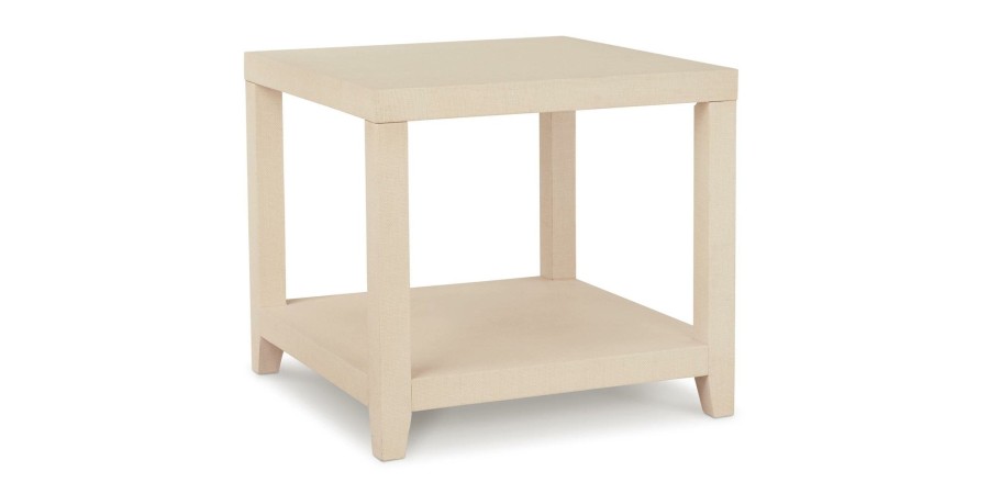 Living Bassett Occasional & Accent Tables | Ventura Natural Raffia End Table