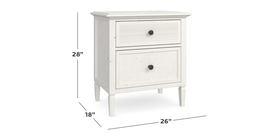 Bedroom Bassett | Shoreline Sea Salt Nightstand